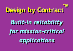 Design by Contract: Built-in reliability for mission critical applications